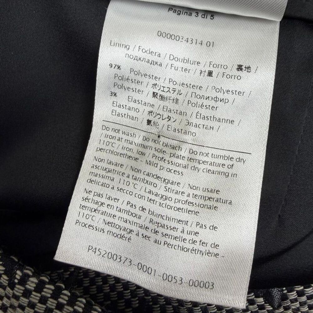 RED Valentino Stars Accent Mini Skirt in Grey Polyester - Picture 5 of 7